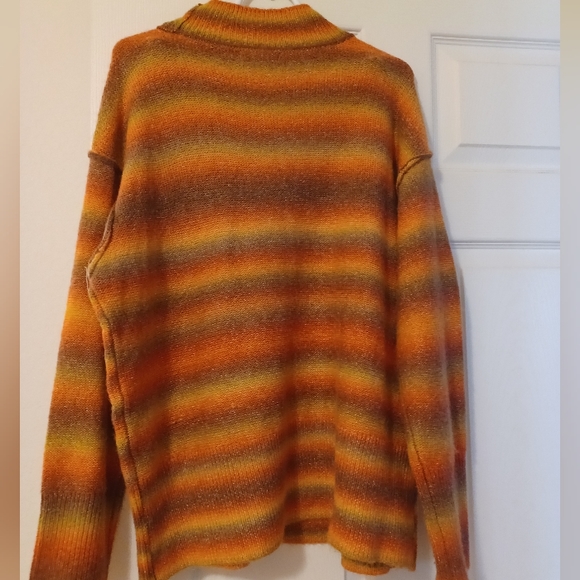 Beach Lunch Lounge Womens Size 16 - 18 Mock Neck Space Dye Sweater - Picture 8 of 10